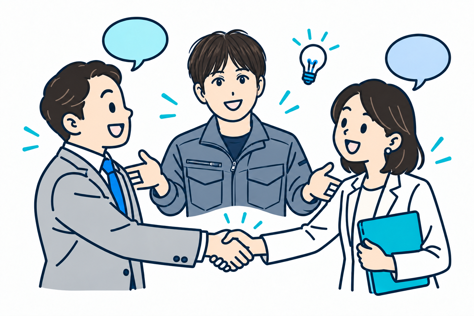 人と企業をつなぐRapidomのスタッフ
