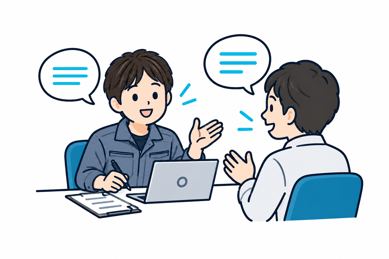 つくりたいものを伺うのイメージ
